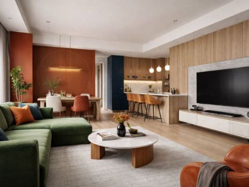 地板也能做分區！開放式空間跳色與同材質搭配指南